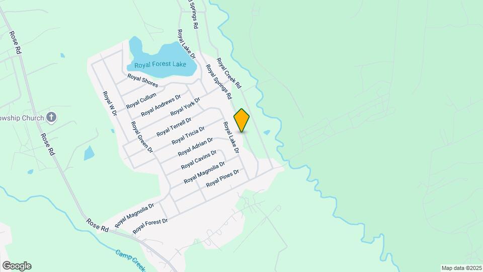 12443 Royal Springs Rd Map and Location Details