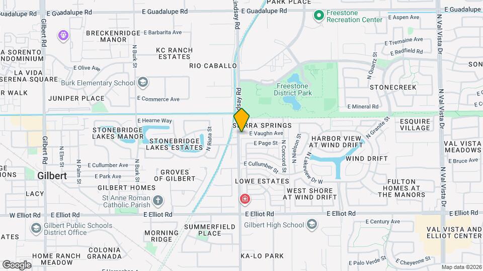 801 E Vaughn Ave Map and Location Details