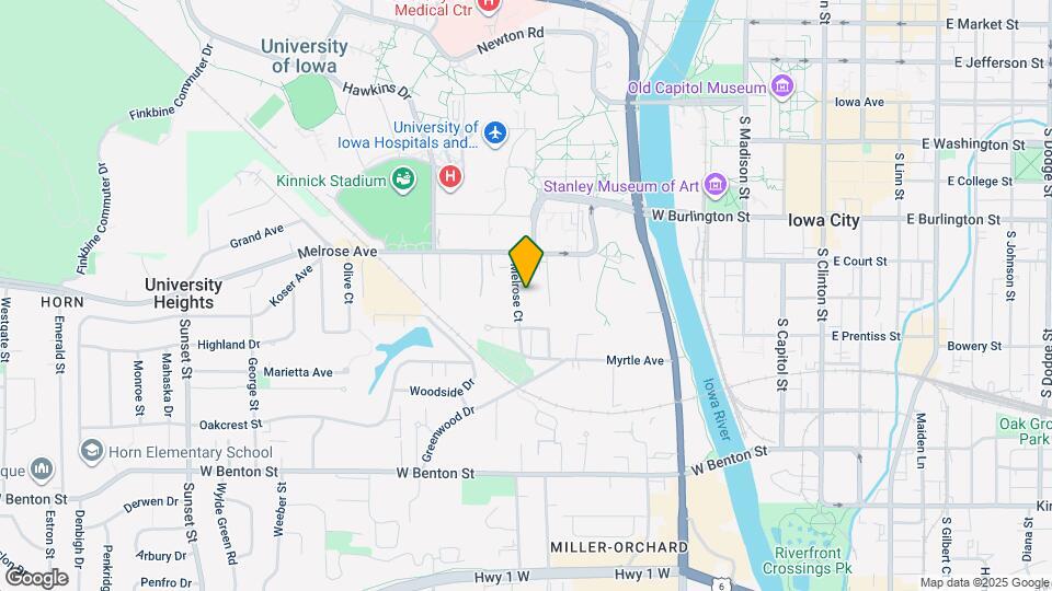 302 Melrose Ct, Unit 1 Map and Location Details