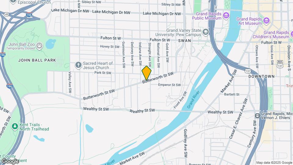 812 Butterworth St SW Mapa y Detalles de la Ubicación