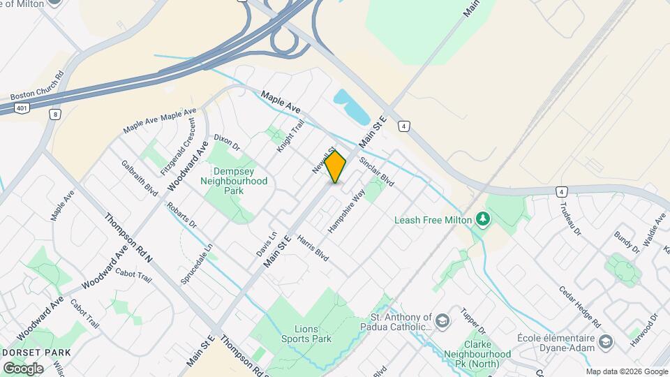 1340 Main St E Map and Location Details