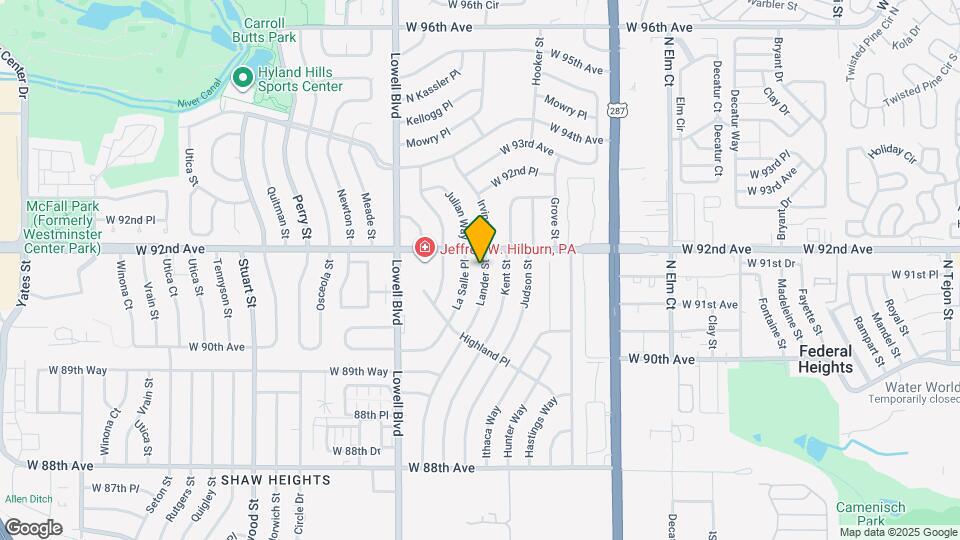 9175 Lander St Mapa y Detalles de la Ubicación