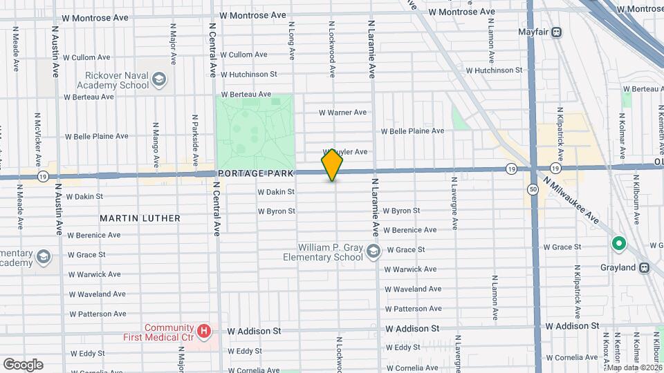 3938 N Lockwood Ave Mapa y Detalles de la Ubicación