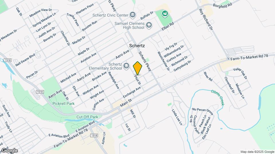 400-402 Pfeil St Map and Location Details