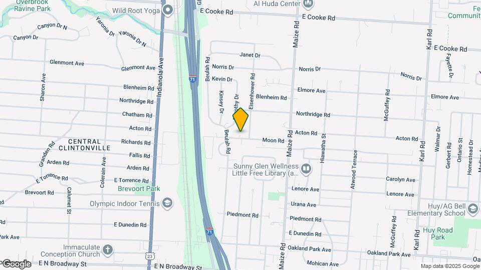 850 Moon Rd Map and Location Details