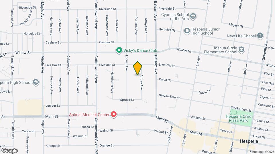 9964 Arroyo Ave Map and Location Details