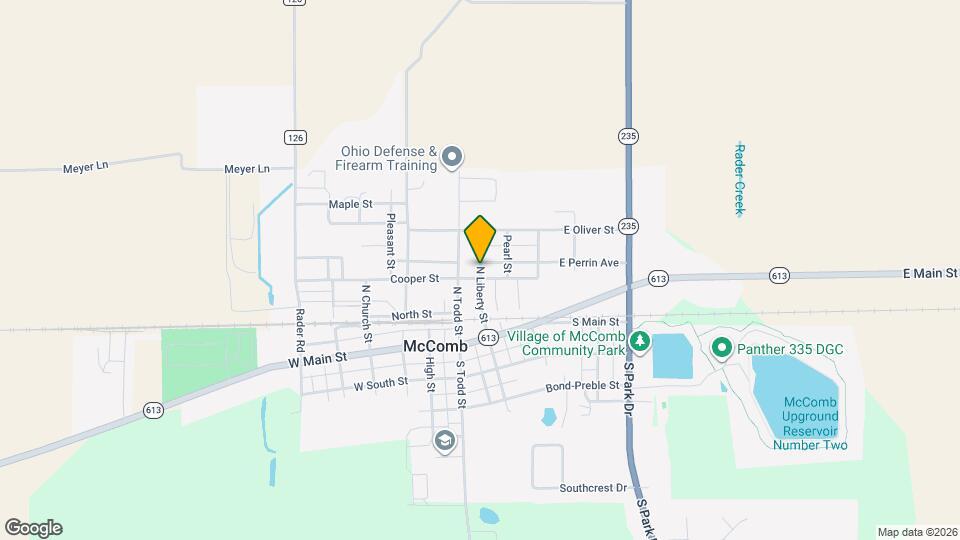 245 N Liberty St, Unit Apt A Map and Location Details