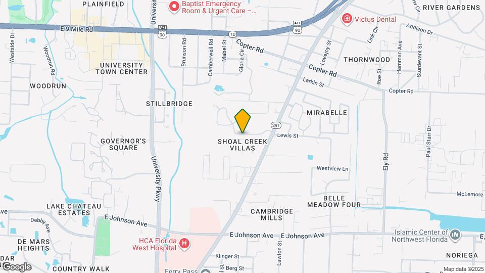 2340 Shoal Creek Dr Map and Location Details