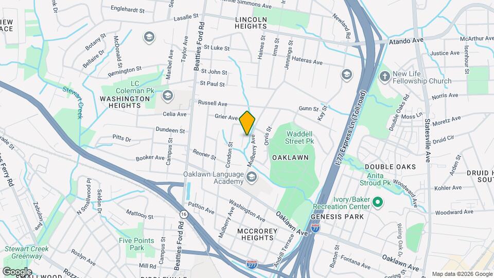 1827 Vinton St Map and Location Details