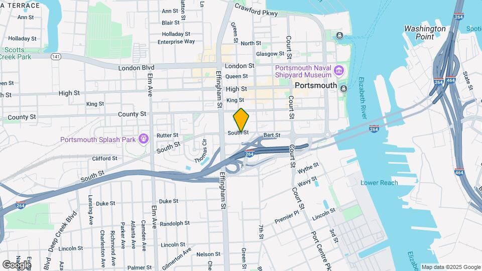 635 South St Map and Location Details