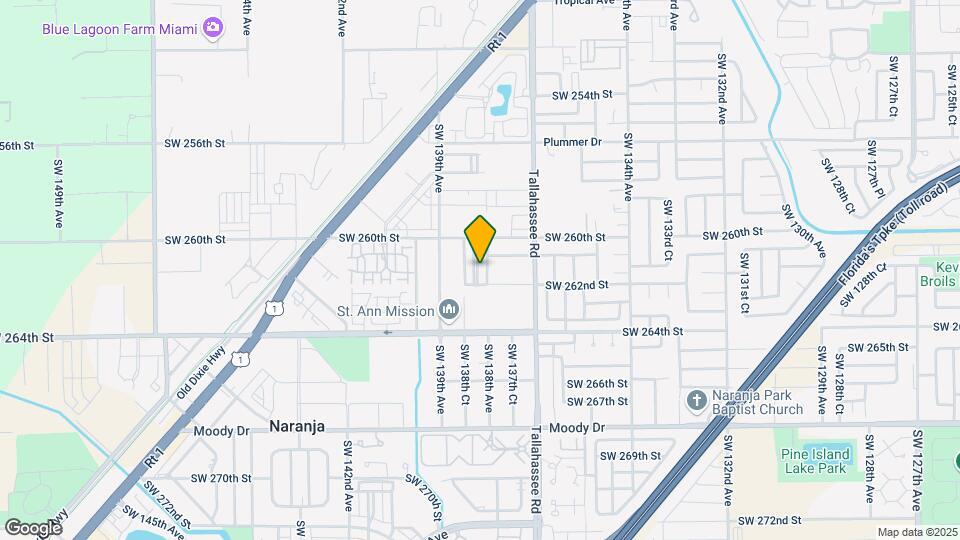 26121 SW 138th Ct Rd Map and Location Details