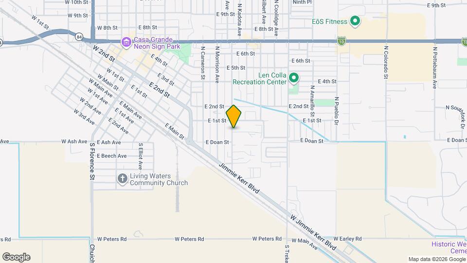 Desert Sands Apartment Homes Map and Location Details
