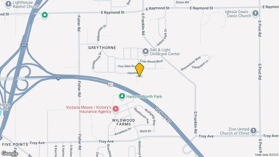 2619 Harshaw Ct Map and Location Details