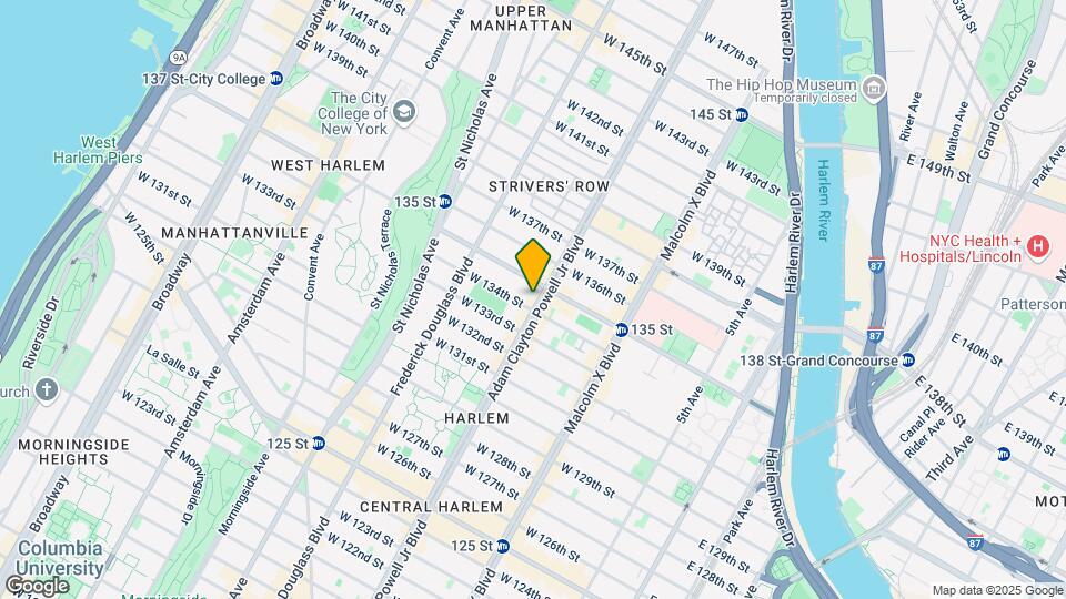 2286 Adam Clayton Powell Jr Blvd Map and Location Details