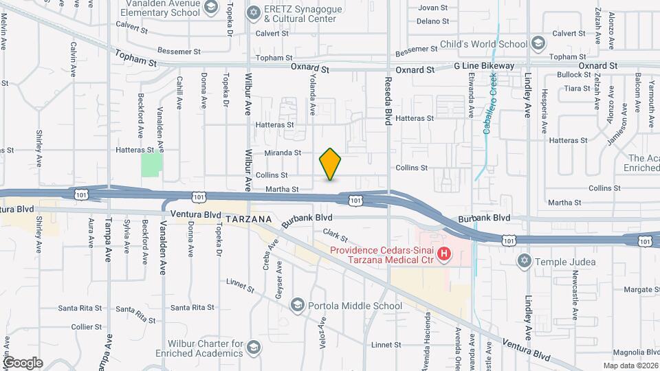 18640 Collins St Map and Location Details