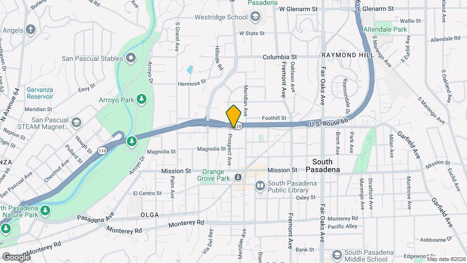610 Prospect Ave Map and Location Details