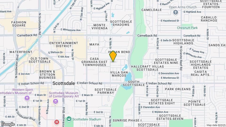 7808 E Heatherbrae Ave Map and Location Details