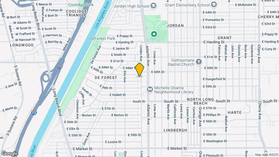 5955 Linden Ave Map and Location Details