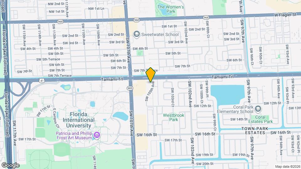 840 SW 105th Ave Map and Location Details