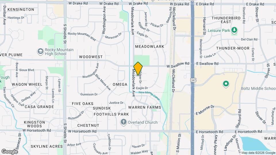 3131 Killdeer Dr Map and Location Details