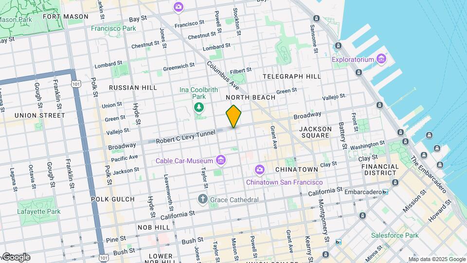 1351 Powell St Mapa y Detalles de la Ubicación