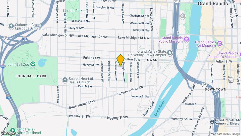 810 Hovey St SW Map and Location Details