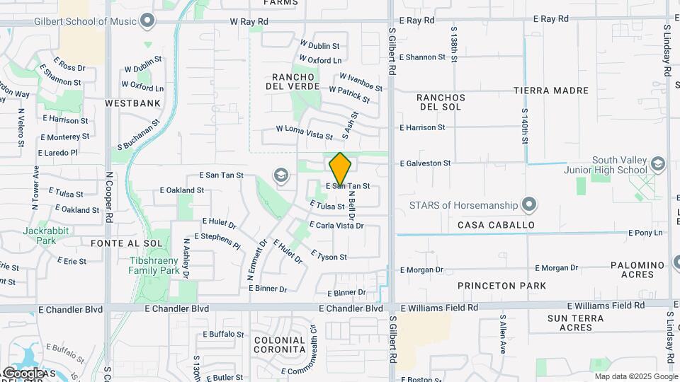 2831 E San Tan St Map and Location Details