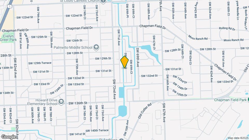 13040 SW 70th Ave Map and Location Details