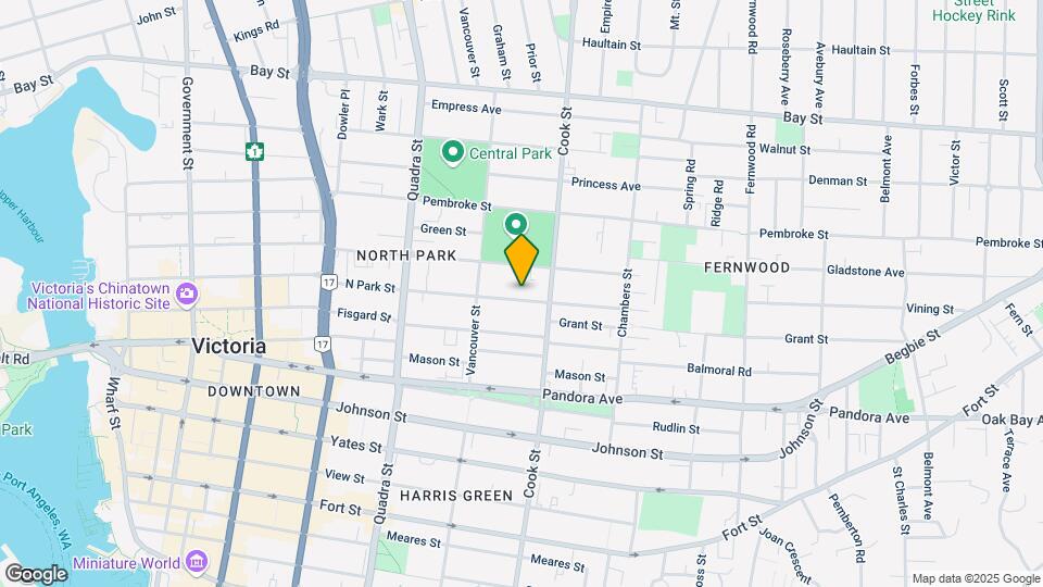 1032 North Park St Map and Location Details