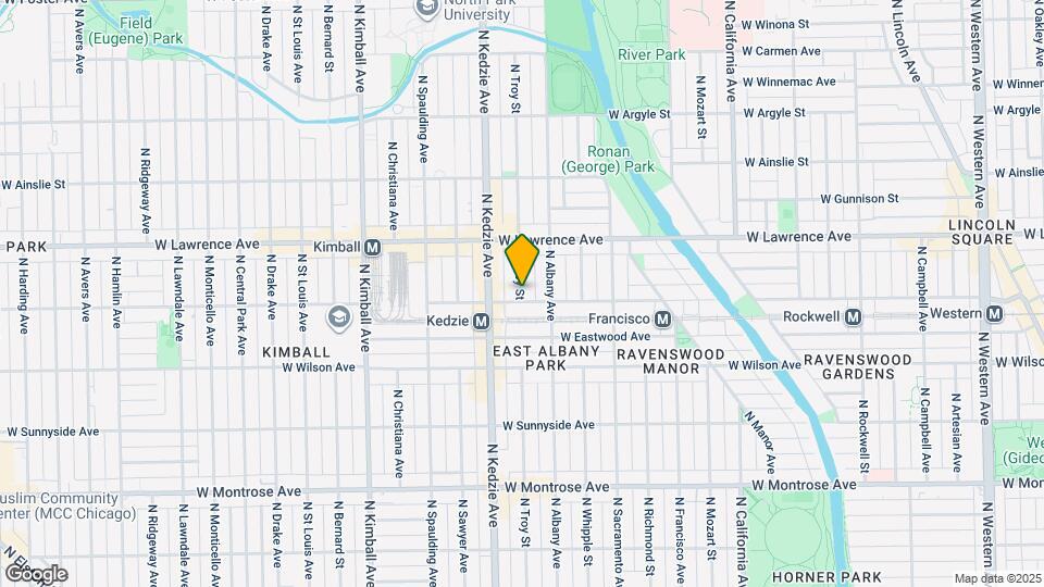4707 N Troy St Map and Location Details