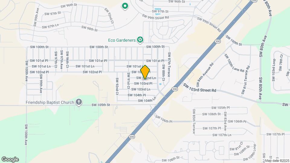 8991 SW 103rd Pl Map and Location Details