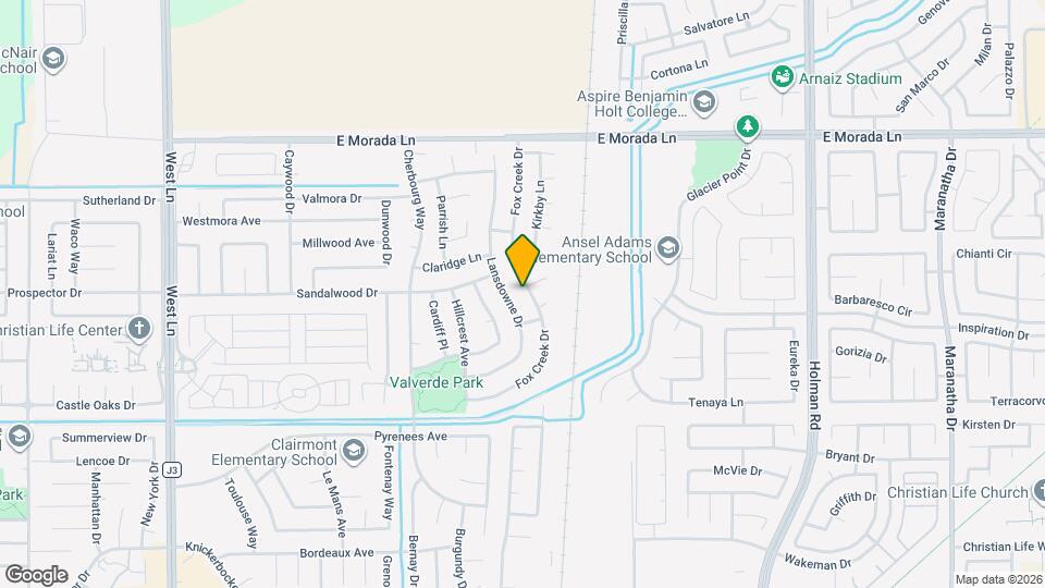 8991 Fox Creek Dr Map and Location Details