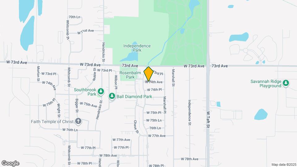 2963 W 74th Ave Mapa y Detalles de la Ubicación