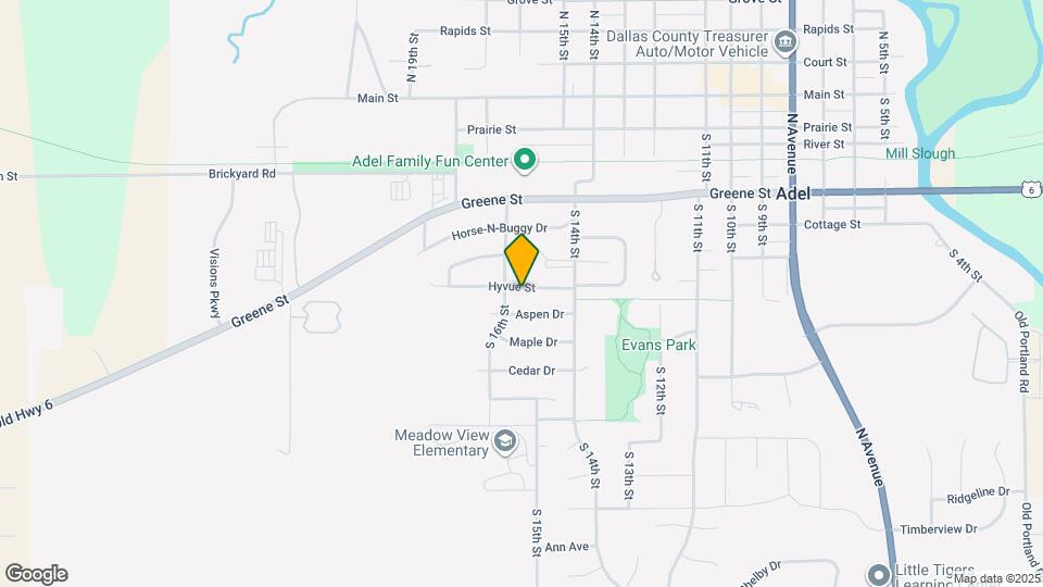 1511 Hyvue St Map and Location Details