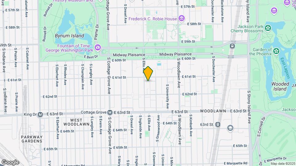 6123 S Ellis Ave Map and Location Details