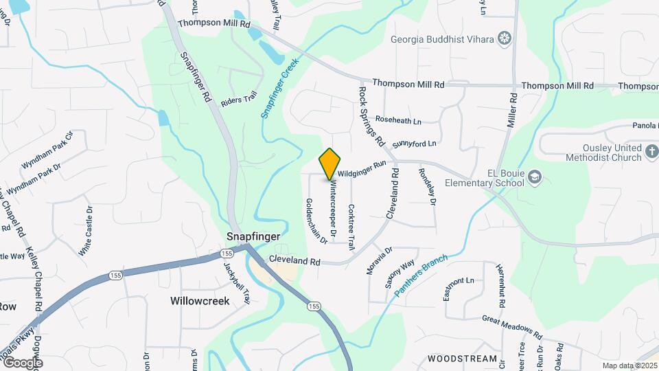 3211 Wintercreeper Dr Map and Location Details