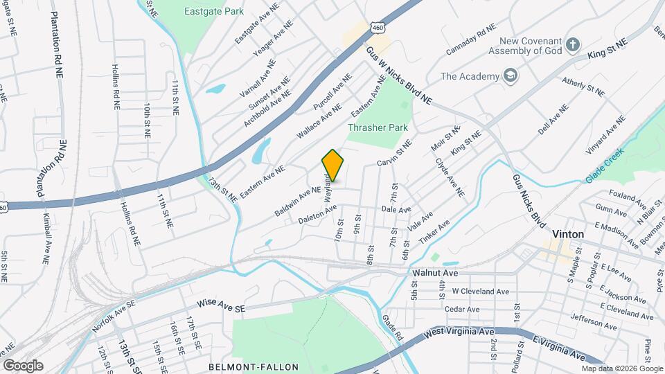 1708 Baldwin Ave NE Map and Location Details