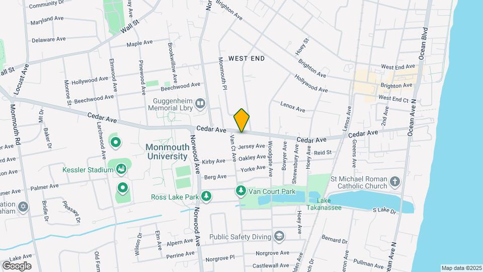 324 Cedar Ave Map and Location Details