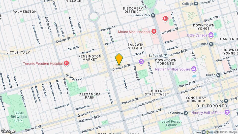 454 Dundas St W Map and Location Details