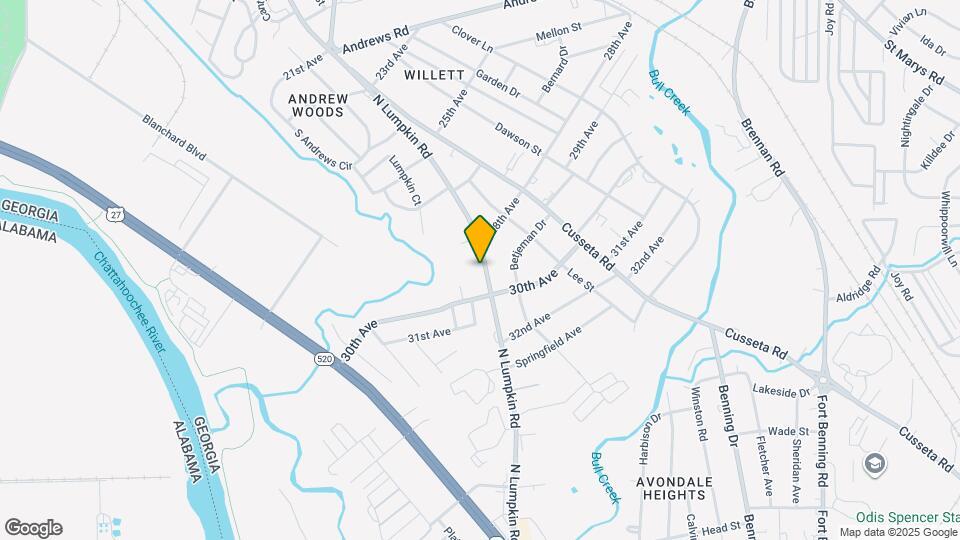 2830 N Lumpkin Rd Map and Location Details