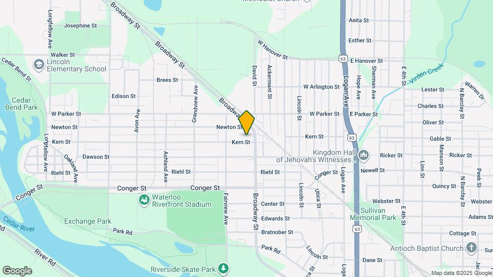 518 Kern St Map and Location Details
