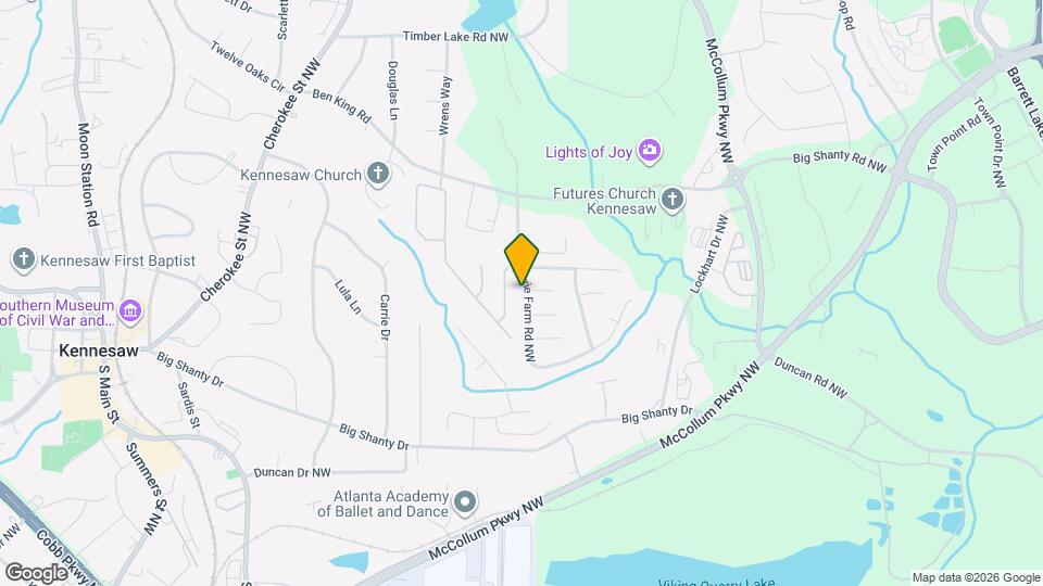 2995 Carrie Farm Rd NW Map and Location Details