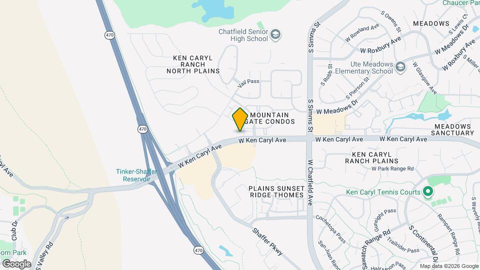 7489 S Alkire St, Unit 201 Map and Location Details