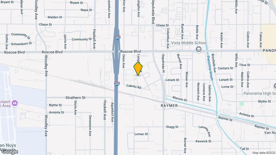 8123 Langdon Ave Map and Location Details