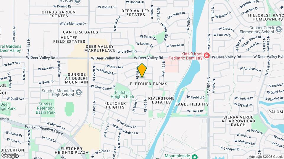21504 N Geraldine Dr Map and Location Details