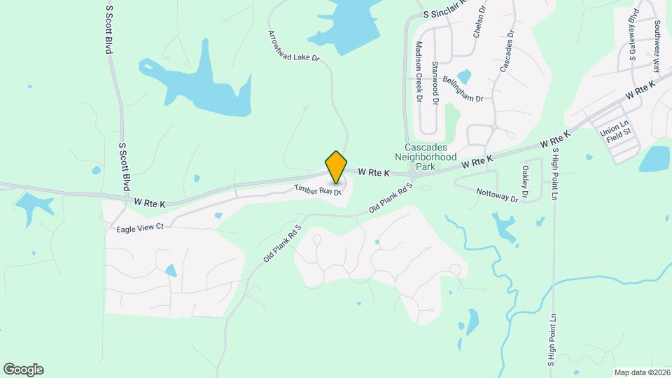 3203 Timber Run Dr Map and Location Details
