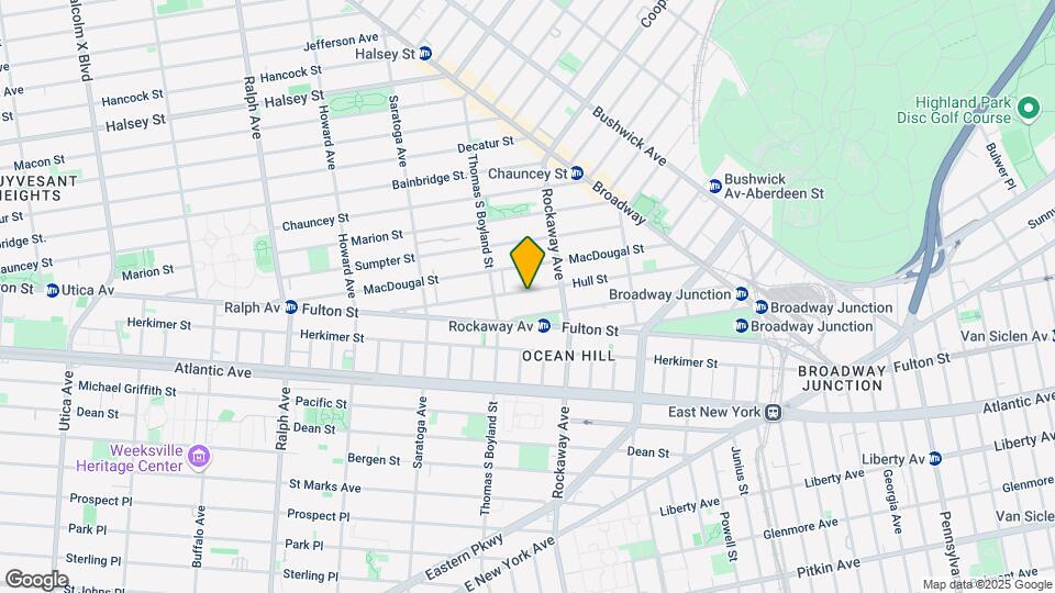 98 Hull St Mapa y Detalles de la Ubicación