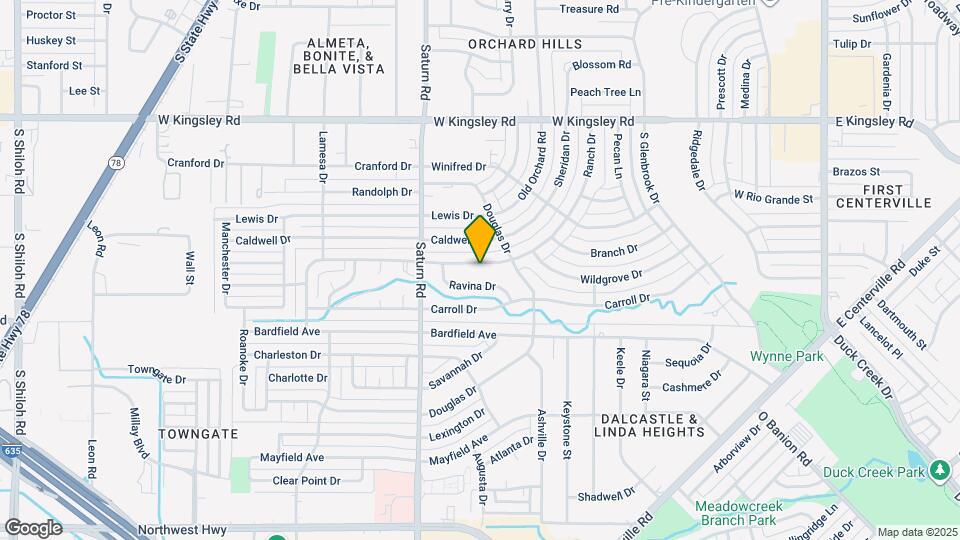 1222 McDonald Dr Map and Location Details