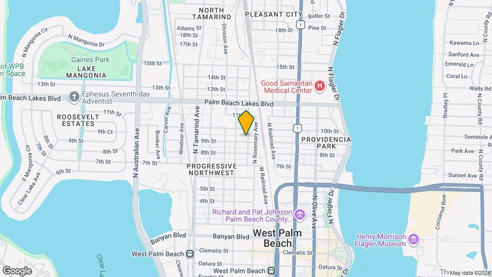 1001 Henrietta Ave Map and Location Details