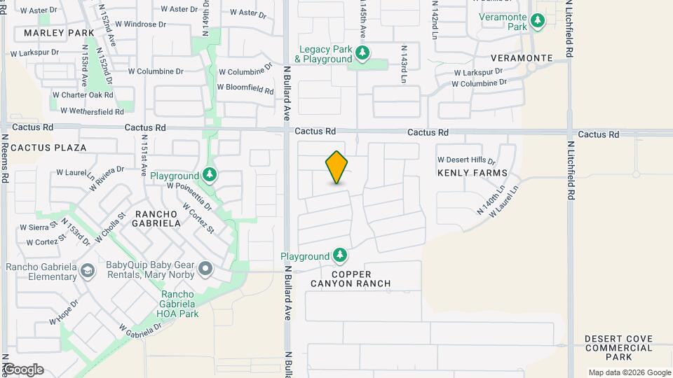 14524 W Poinsettia Dr Map and Location Details